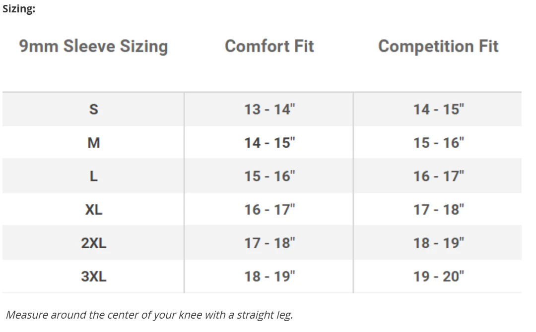 elitefts PR Knee Sleeves 9mm - Image 6