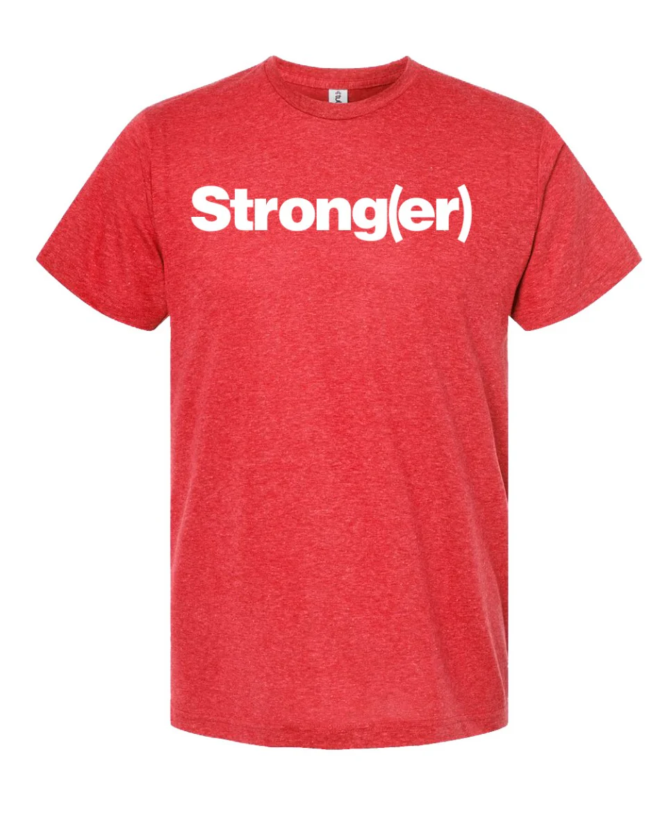 elitefts Strong(er) White Premium T-Shirt - Image 6