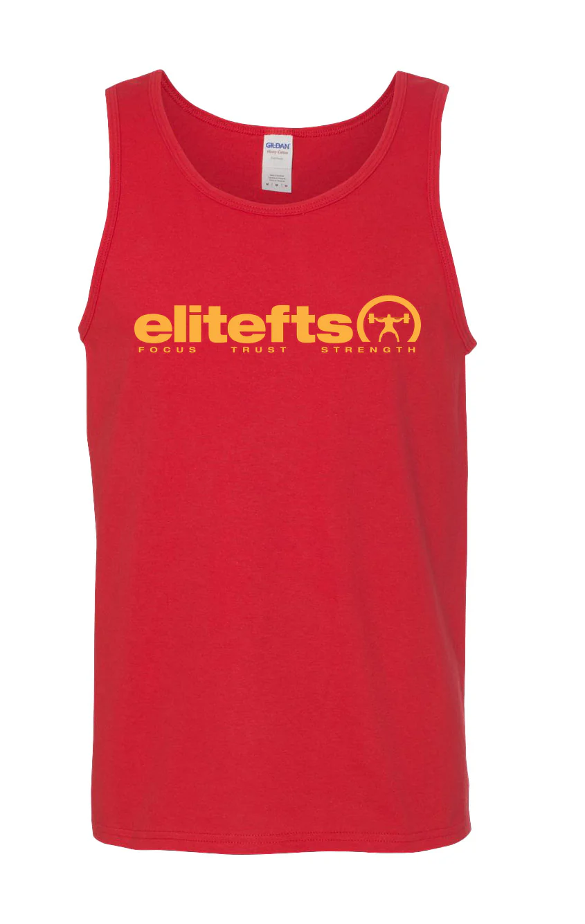 elitefts Tagline Gold Tank Top - Image 11
