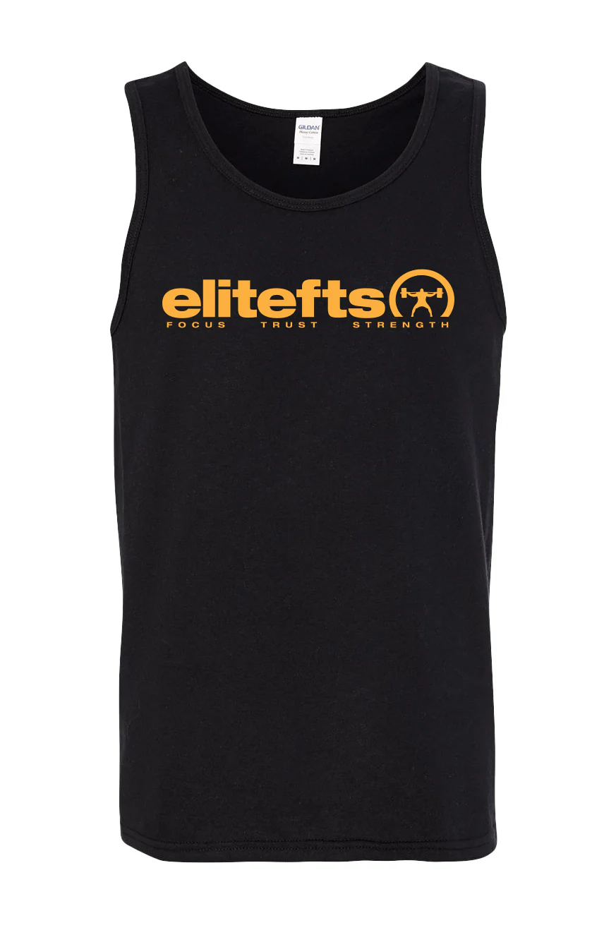 elitefts Tagline Gold Tank Top - Image 6